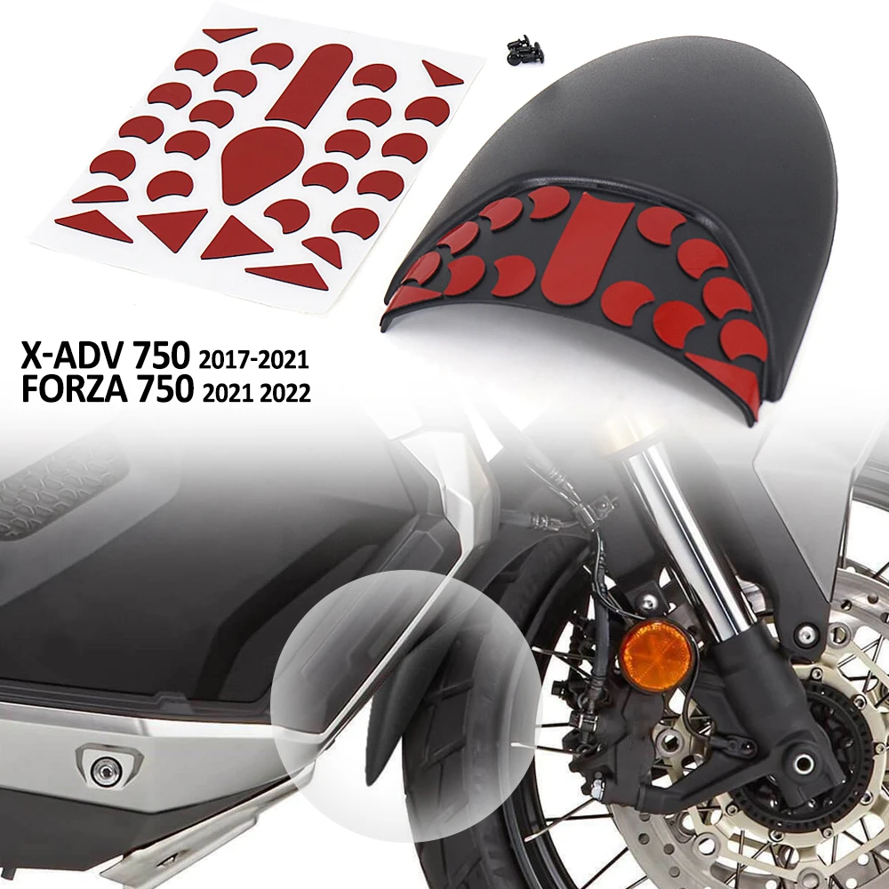 1 Pcs ABS Plastic Motorcycle Front Fenders Splash Fender Accessories New For Honda X-ADV 750 XADV750 Forza 750 FORZA750