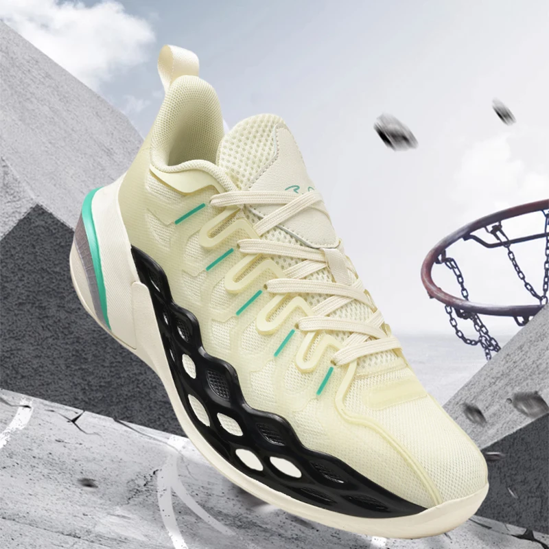 

Double star basketball shoes for teenagers and men's outdoor sports shoes, sizes 36-45, shock-absorbing, grabbing, anti slip