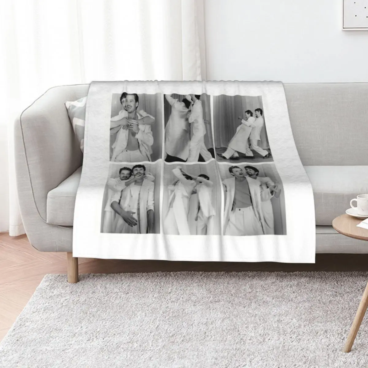 PEDRO AND PAUL COLLAGE Throw Blanket Bed linens Thin bed plaid Soft Plush Plaid Decorative Throw decorative Blankets