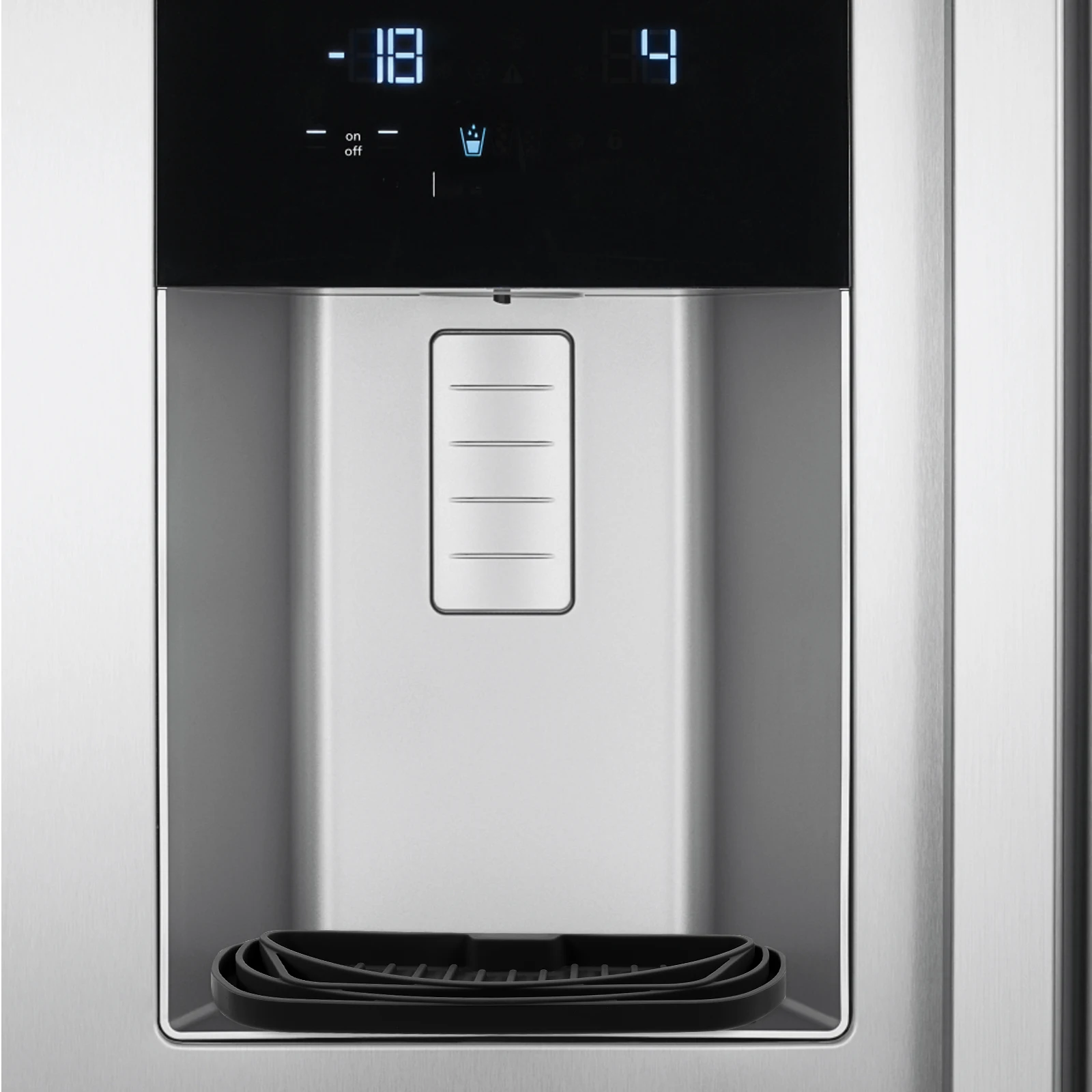 

Silicone Draining Mat Drip Catcher for Beverage Dispenser Fridge Ice Maker Pad Water Absorbent Tray Non Slip Easy Clean DIY Fit