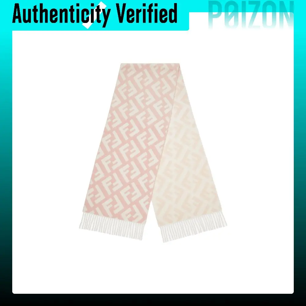 FENDI Wool Knit Scarves Women's Pink FXT621AQRQF1FR0