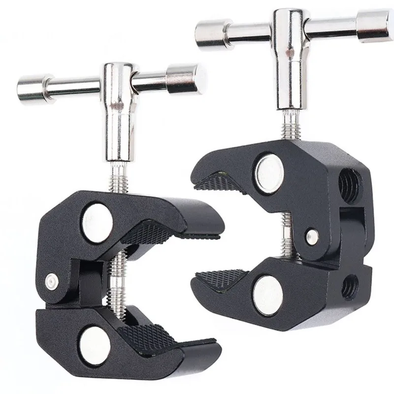 Super Clamp Crab Clip for Adjustable Friction Articulating Magic Arm DSLR Camera Monitor Light Photo Studio Video Accessories