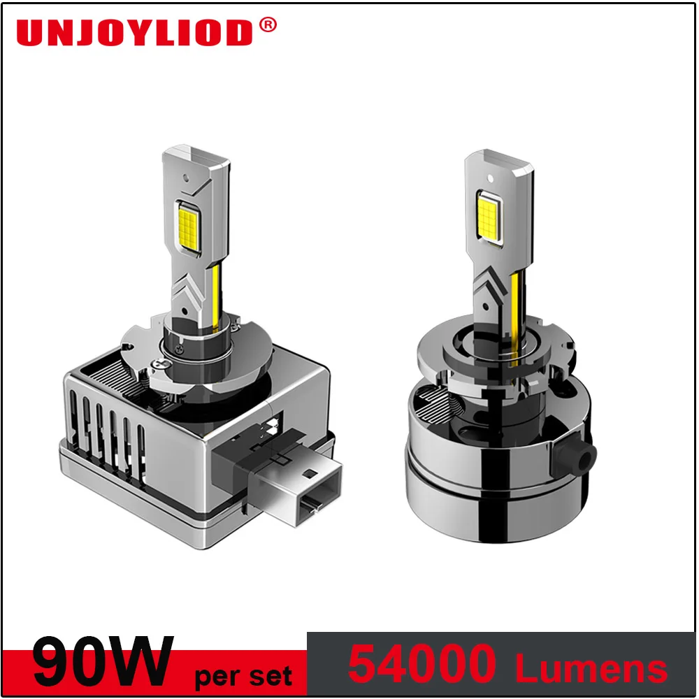 

D1S D2S D3S D4S D8S LED Headlights D1R D2R D3R D4R D8R Bulb 90W 54000LM Car Light Turbo Lamp Canbus 6500K Automobile