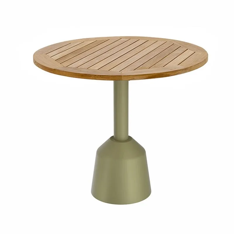 

Balcony teak tables and chairs, rattan rain and sun protection, milk tea shop cafe chairs, courtyard garden