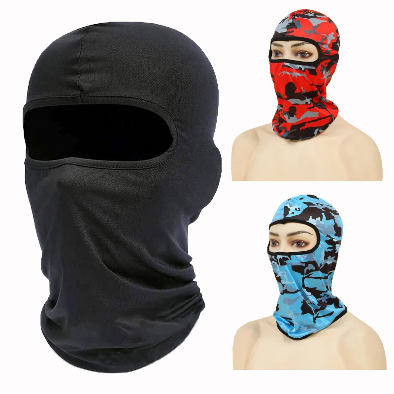 Headbands Cycling Caps Balaclava Windproof Hat For Man Mask North Full Face Visor Ninja Sports Hood Headbands Scarves Earflap