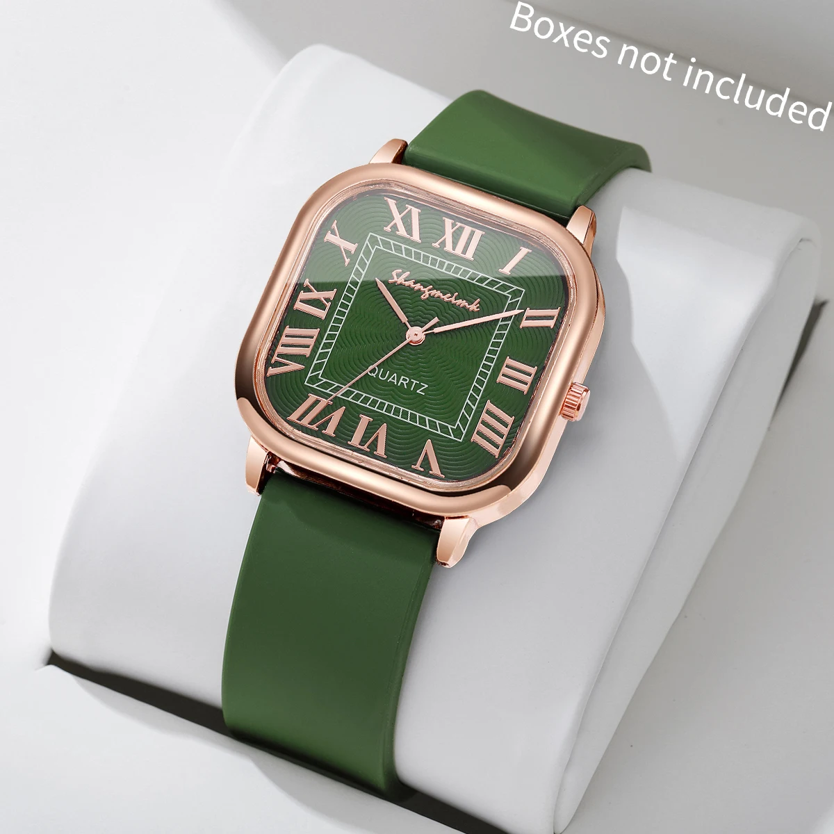 Fashion Square Women Watches Casual Silicone Strap Ladies Quartz Watch Reloj Mujer Girls ClockWithout Box