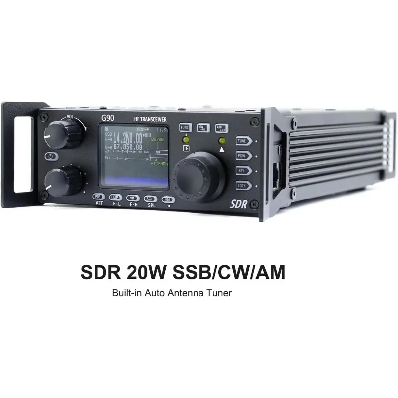G90 HF Radio SDR 20W SSB/CW/AM Built-in Auto Antenna Tuner New Version image 3