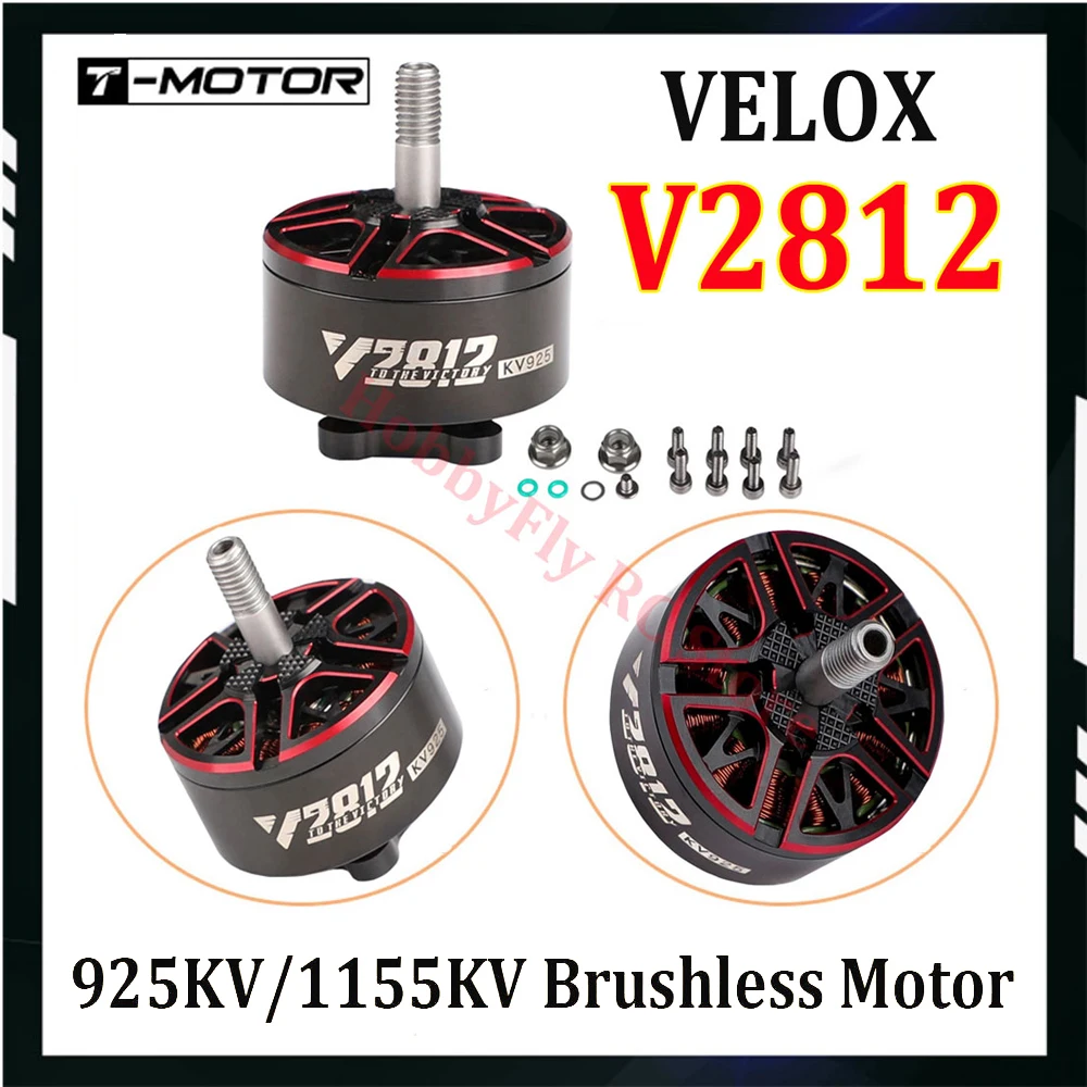 T-Motor 2812 VELOX V2812 925KV/1155KV Brushless Motor for RC Multirotor X-Class FPV Freestyle LongRange 7-8inch Cinelifter Drone