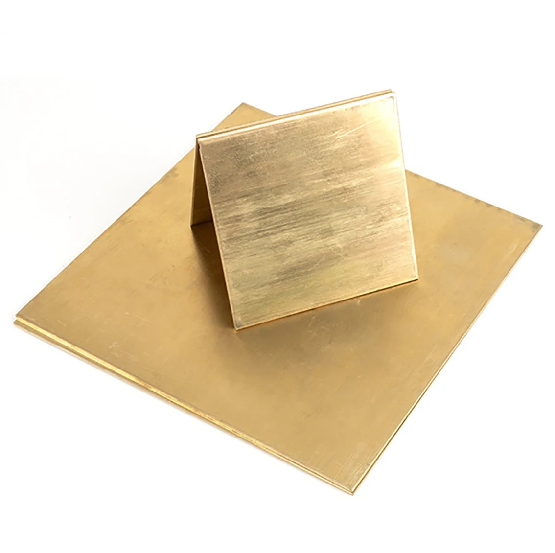 50*50/100*100/200*200mm H62 Brass Plate Sheet Thick 0.1-10mm Machining Mill Metal Laser Cutting CNC Frame Model Mould DIY