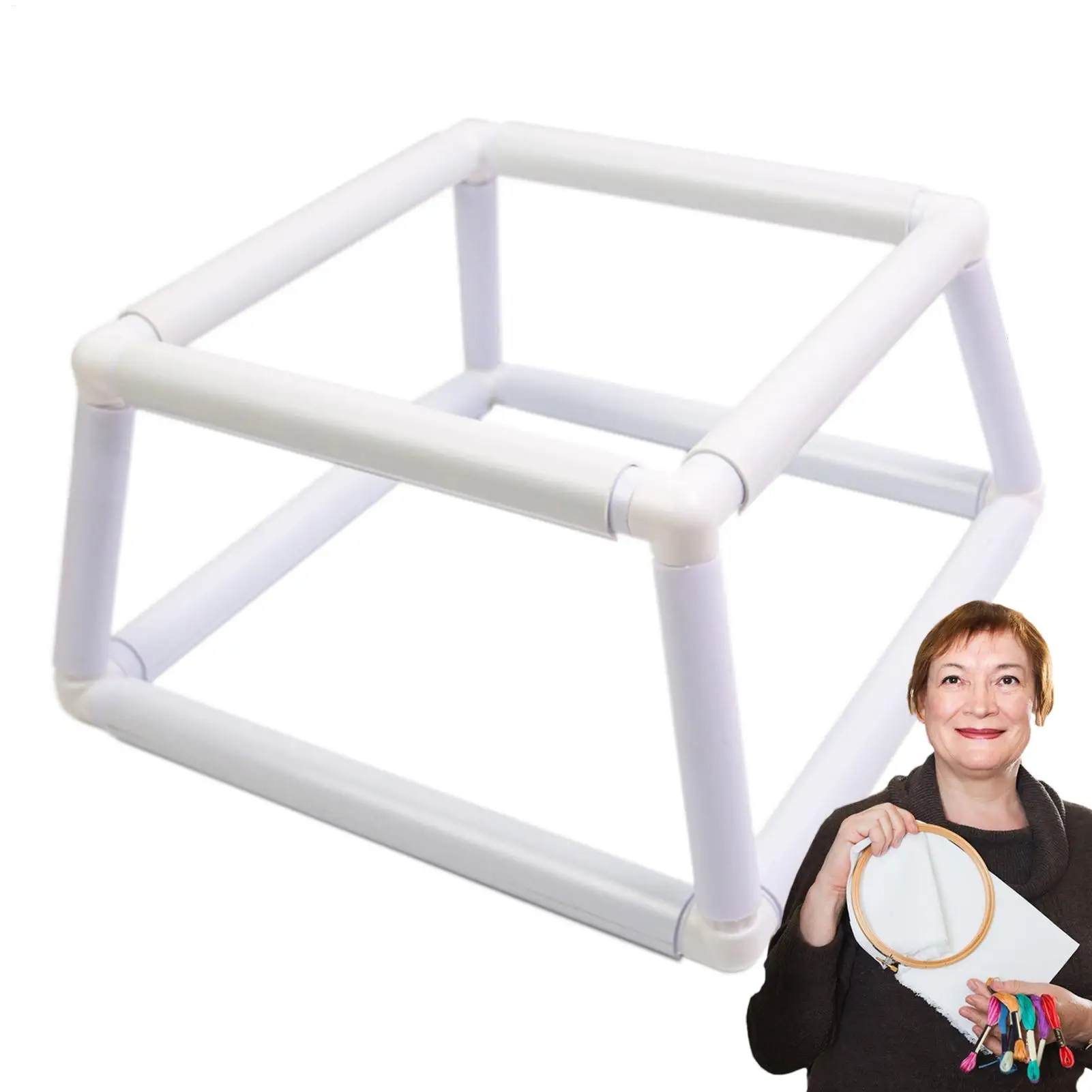 Embroidery Quilting Frames Compact Needlework Supplies Sturdy For Quilting Frame Cross Sewing Hand Embroidery Needlework Sewing