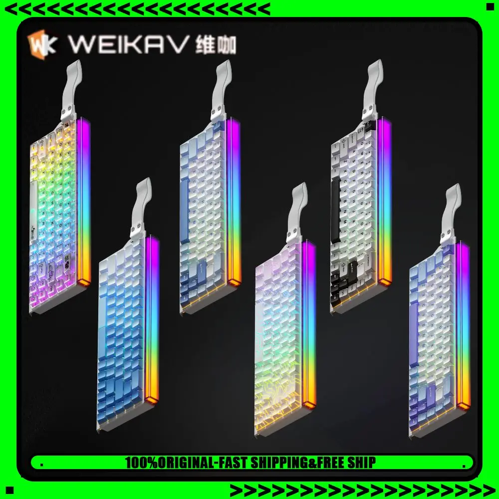 

Weikav Air68 Magnetic Keyboard Hot Swap Gasket 65 Percent 0.01RT Wired 8K Mechanical Gamed E-sports 0.125ms Low Delay Keyboard