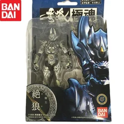 Bandai Original GARO Action Figures Silver Fang Knight Absolute Wolf 12cm Anime Figure Model Toy