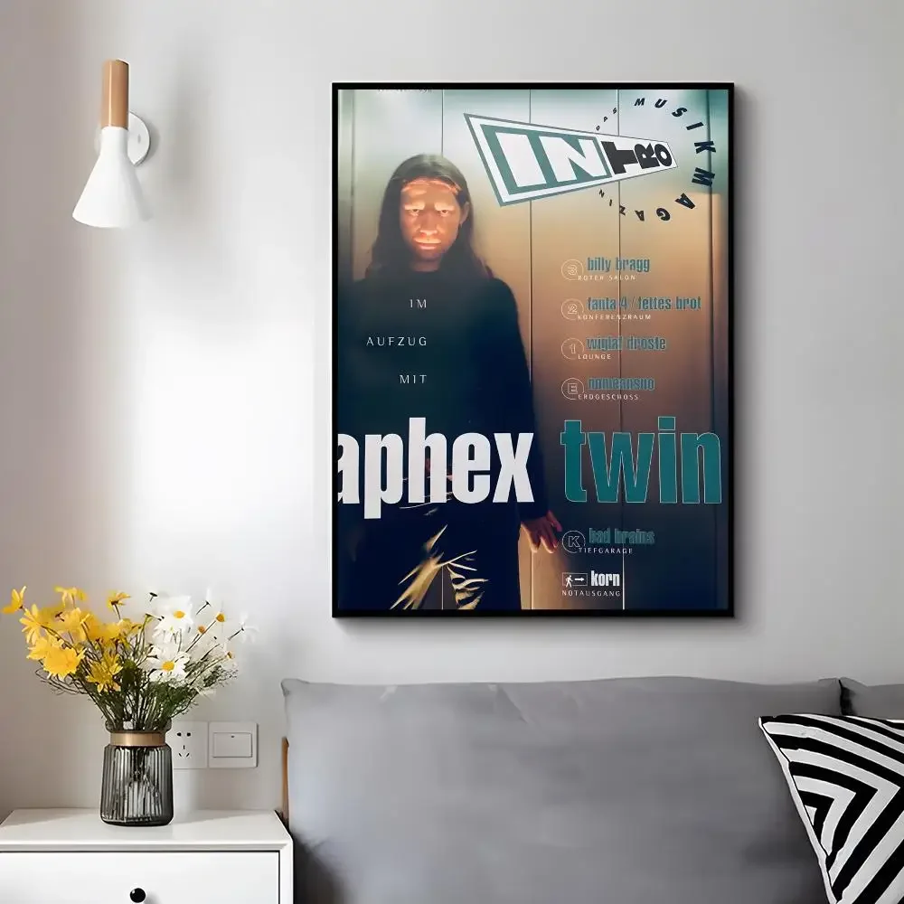 Band Electronic Aphex Twin Poster Trendy Aesthetic Wall Decor for Dorm & Bedroom