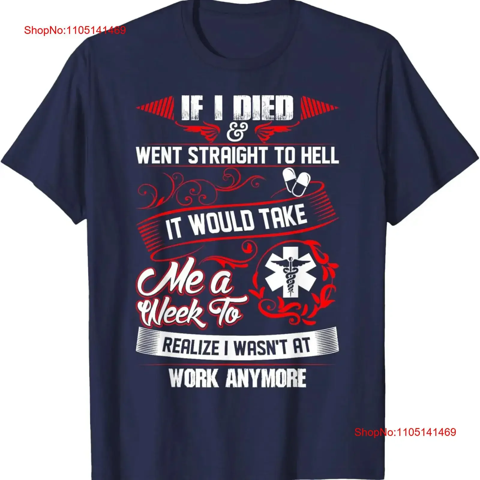 إذا كان لقد ماتوا على التوالي إلى الجحيم، ستأخذني أسبوعًا تي شيرت عتيق مغسول أنيق وجيد التهوية وناعم #1