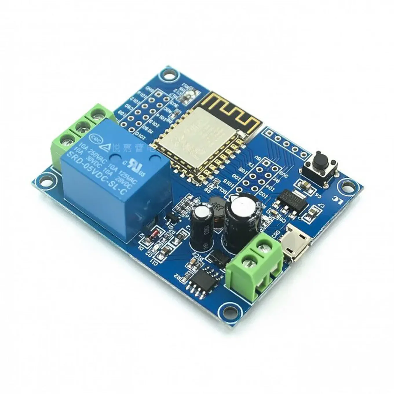 

ESP8266 WiFi Single-Channel Relay Module ESP-12F Development Board DC5 - 80V Power Supply