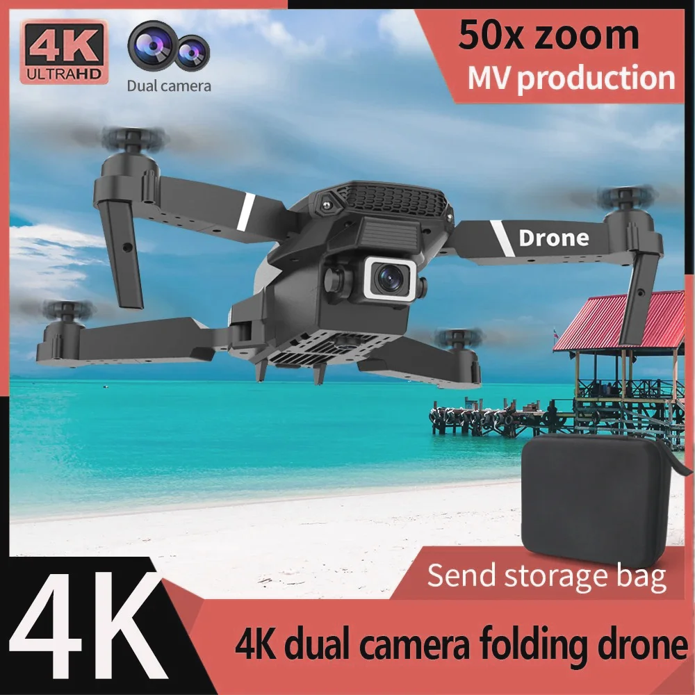 E88 Professional Wide Angle RC Dron HD Camera Mode Foldable Helicopter Quadcopter Kid Gift Toys