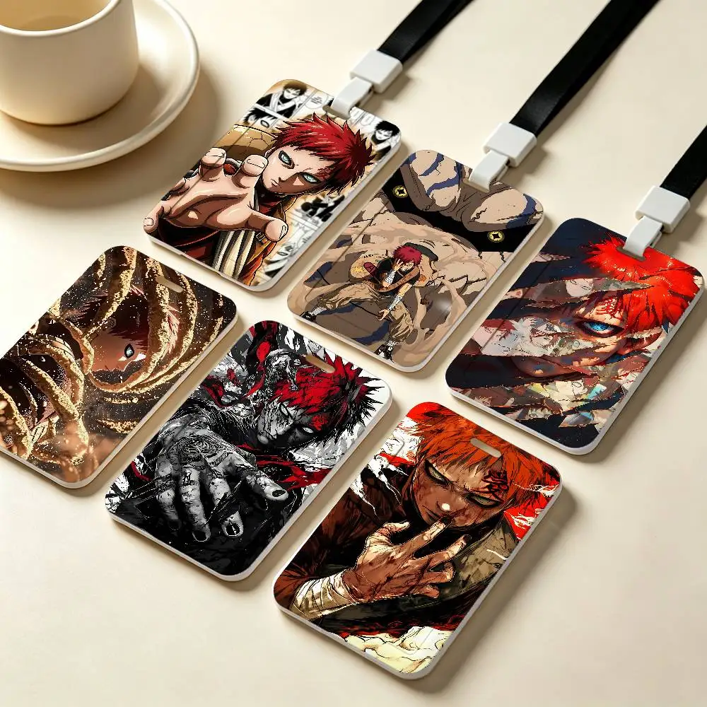 Anime Gaara NFC Contactless Sliding Card Sleeve For Student Cards, Bus Cards, ID Cards, And Work Permits