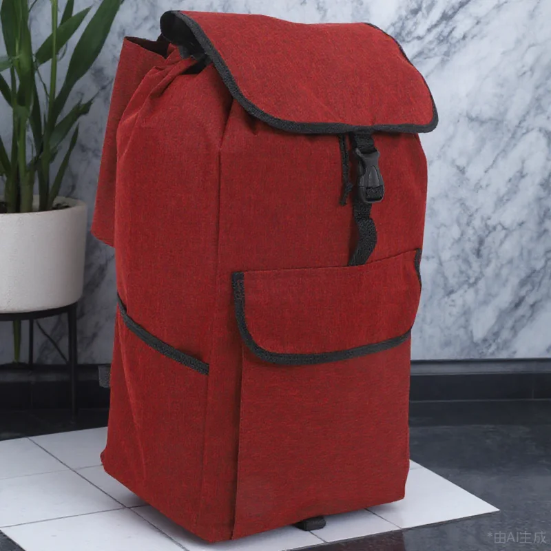 

Thickened Oxford Fabric Shopping Trolley Replacement Large Capacity Portable Hand Truck Bag For Grocery Travel Reusable