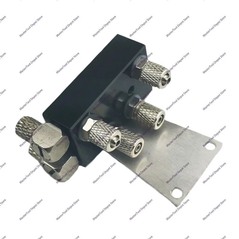 Hydraulic Model Arm Oil Separation Block CNC Integrated Machining Dual Three-Way Valve Block 12 Proportion Model Accessories