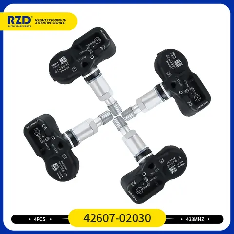 Tire Pressure Sensor PMV-C210 42607-02030 For 2012-2023 Toyota 86 Corolla RAV4 Yaris Camry Auris Alphard Highlander 433MHz TPMS