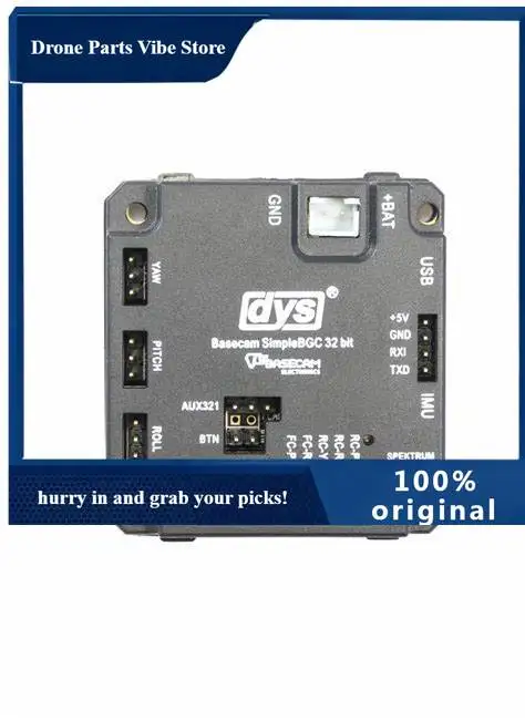 

APDYS 32Bit BaseCam BGC V3.0 3 Axis Brushless Gimbal Controller BaseCam SimpleBGC W/ Case sensor for 3-axis stabilization