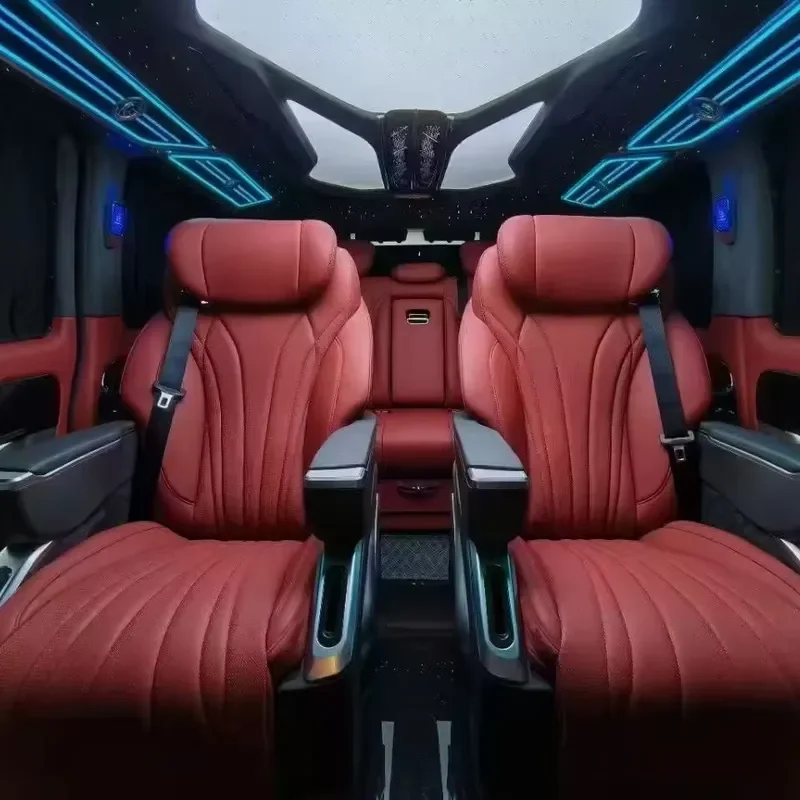 electric adjustable ambient light, electric seat adjustment, comfortable and fashionable car seat