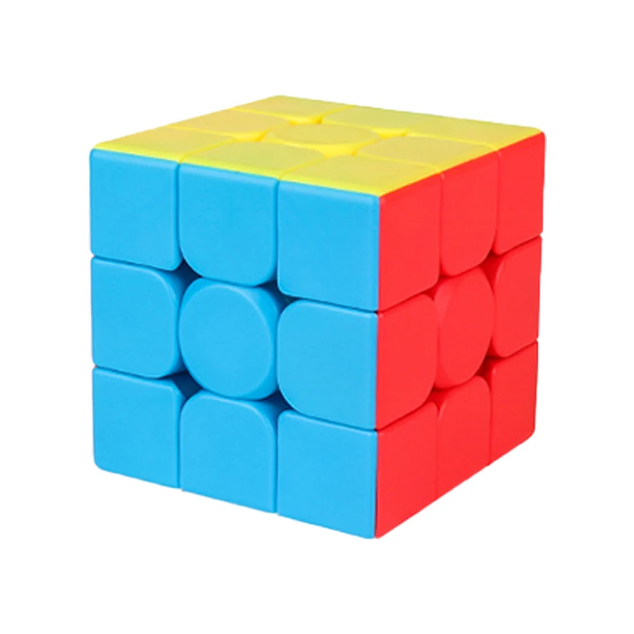 3X3 Speed Cube Magic Cube Non-Magnetic Stickerless Cube Puzzle Toy for Fun and Stress Relief Birthday Gift Toys for Child