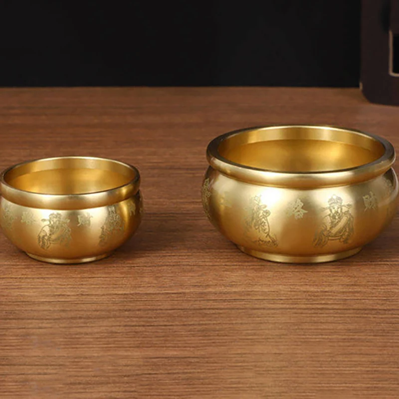 New Cornucopia Brass Fortunate Attrt Wealth Good Luck Magical Power Treasure Bowls Desktop Small Ornament Home Decor