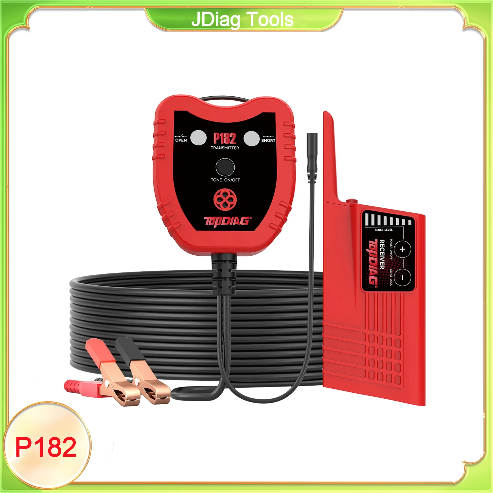 

Набор для диагностики электрических систем TopDiag P182: трассировщик обрыва и короткого замыкания для быстрого поиска коротких замыканий и обрыва проводов.