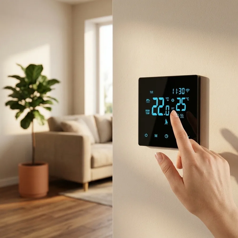 Remote Management Thermostat App for Smart Thermostat Remote Temperature Manager for Smart WiFi Thermostat 3200W Load Capacity