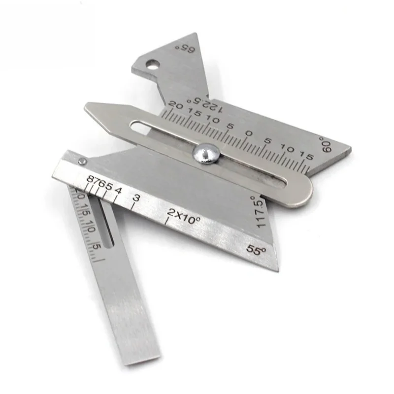 HJC30 Welding Gauge Inspection Multi-function Weld Seam Gage Pit Test Ulnar Ruler New