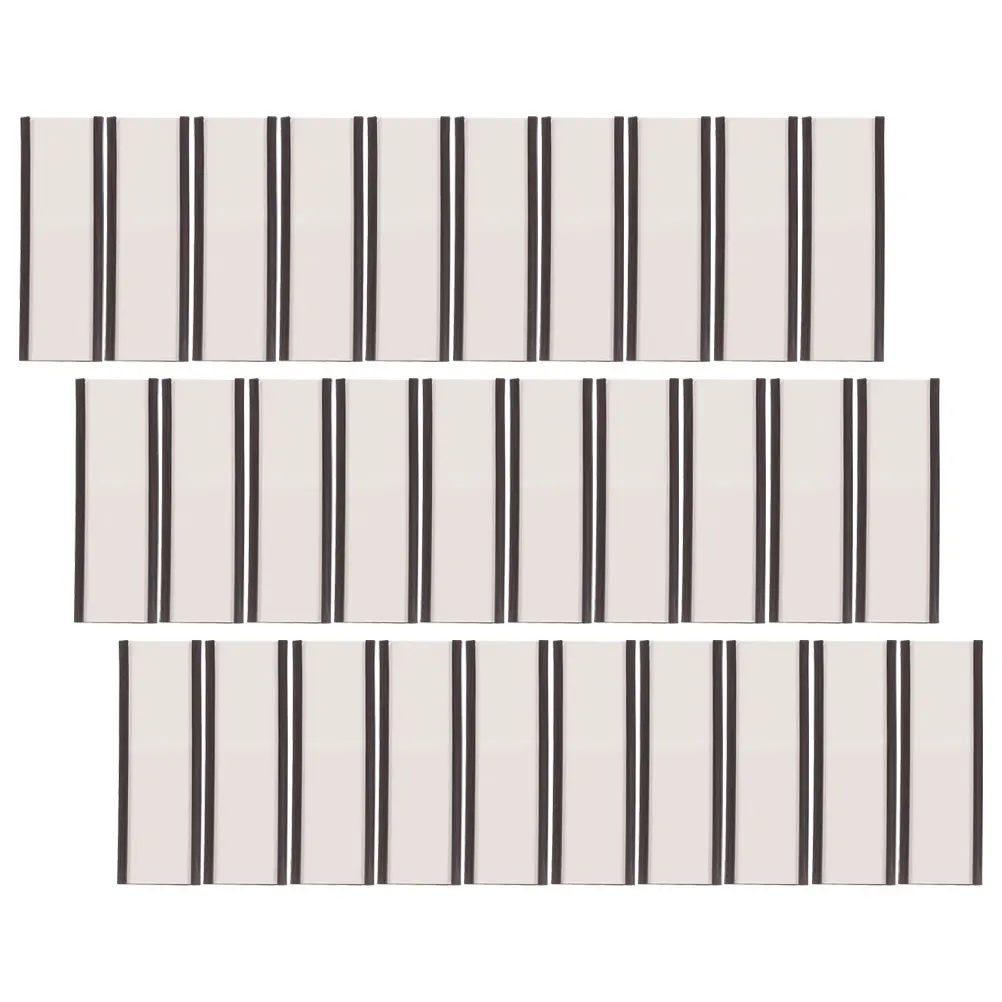 

30pcs Label Holder Magnetic Price Tag Display Clamp for Warehouse Shelf Sign Paper Labels Card Organizer