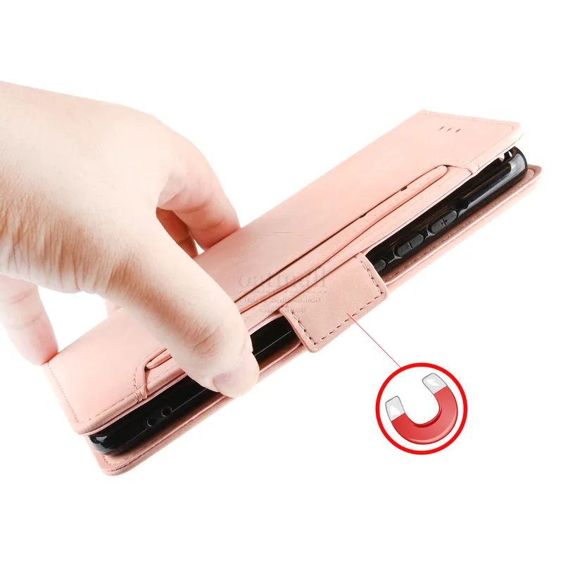 Wallet Cases For iPhone 10 XR X XS 11 12 Pro Max Case Magnetic Closure Book Flip Cover Leather Card Photo Holder Phone Bags