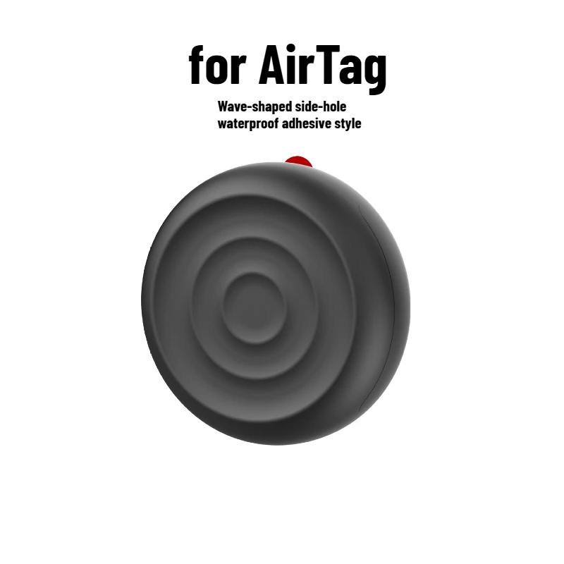 Silicone Protective Case for Apple AirTag with 3M Strong Adhesive Sticker,Can Be Attached To Bags,Luggage,Laptops,Cameras,Bikes