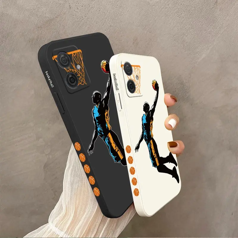 G54 Sport Boy Silicone Phone Case For Motorola Moto G54 G53 G72 G52 G50 G42 G100 G9 G9Plus G84 G34 G22 G24 G14 G8Play G8 Cover image 3
