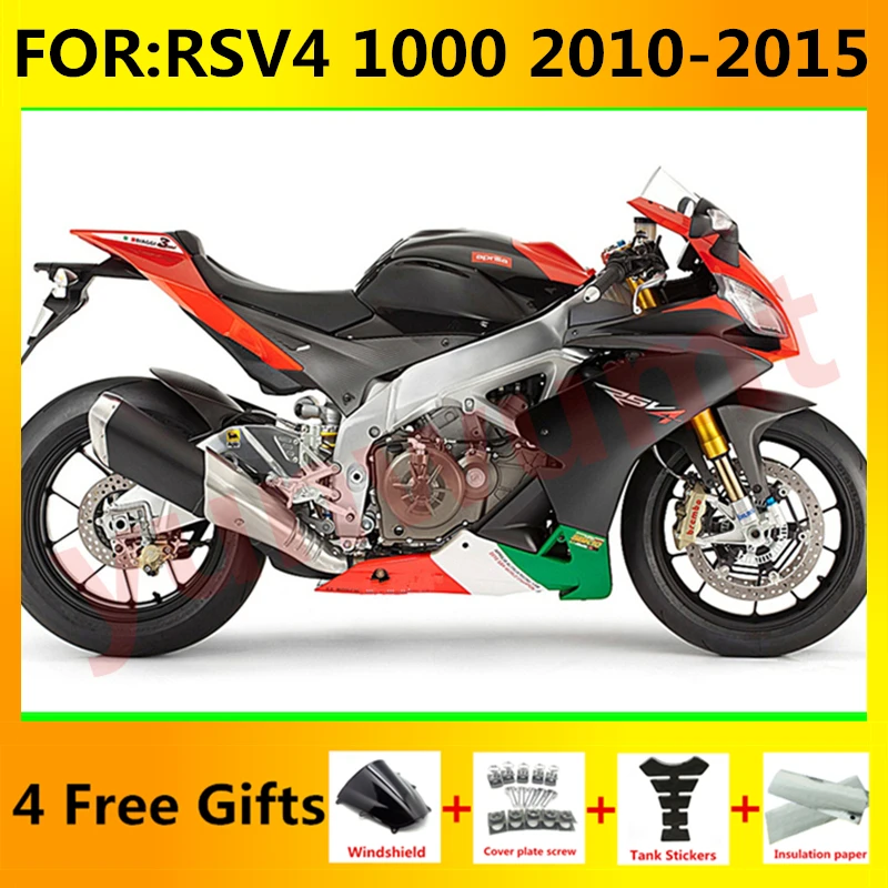 

NEW ABS Motorcycle full Fairing kit Fit For RSV4 RSV 4 1000 2010 2011 2012 2013 2014 2015 Bodywork fairings kits set red black