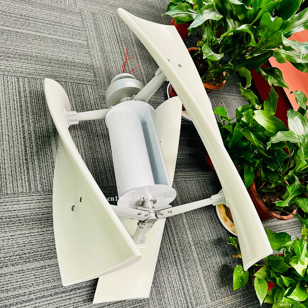 

12V/24V48V Wind Turbine Generator Kit with Charge Controller 5KW 3 Blade Portable Vertical Helix Wind Power Turbine Generator Ki