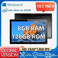 10.1'' Portable Windows 10 Tablet 8GB DDR3-RAM 128GB EMMC 1920x1200IPS 64bit Intel Atom x5-Z8350 1*USB 3.0 HDMI Port Dual Camera