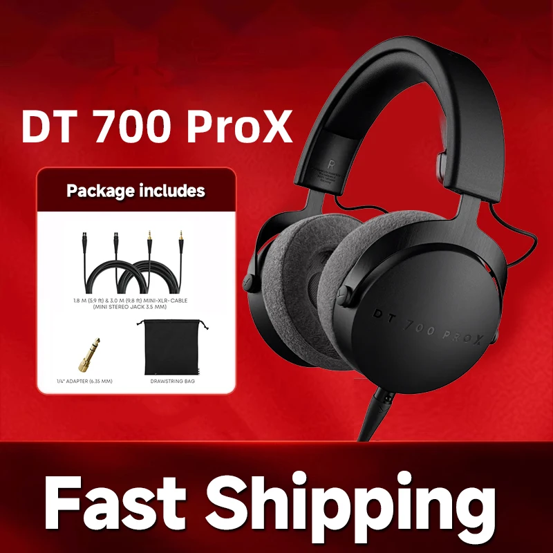 Beyerdynamic DT700 PRO X Closed Studio Headphones  Professional  Detachable Cable Noise Isolation for Recording Mixing