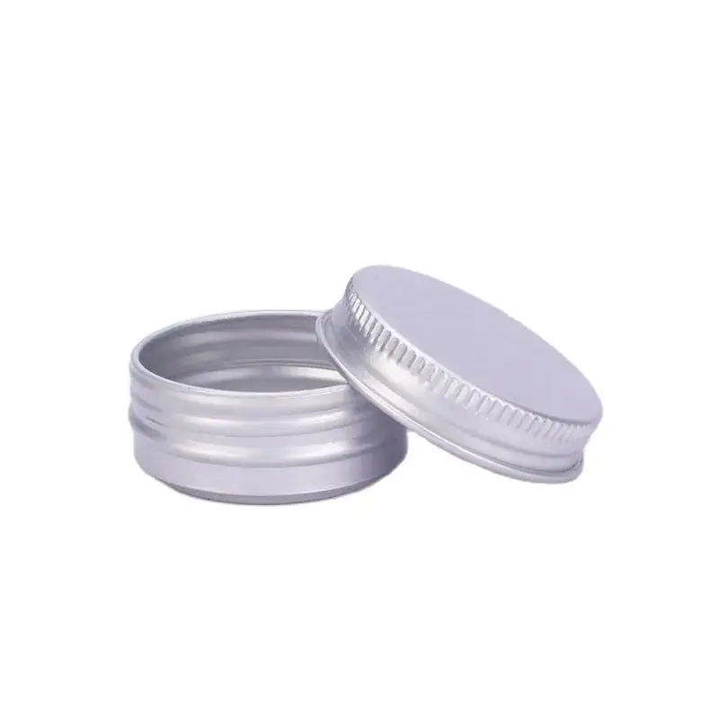 

50/100pcs 15g Empty Aluminum Tins Cans Silver Metal Round Jar for Tea Spices Candles Lipstick Eye Cream Refill Box Packag 15ml