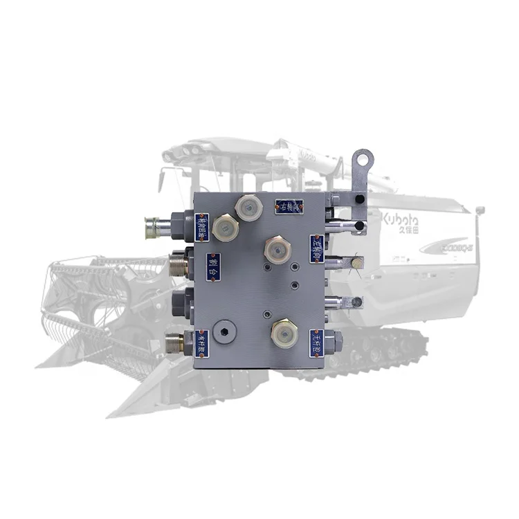

JINDUN Machinery Parts 3-Way Flow Control Hydraulic Solenoid Agricultural Diverter Control Valve Block