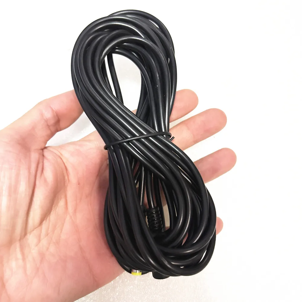 DC 12V Extension Power Cable Male To Female 2.1mm*5.5mm Connector Wire 5m 10m 20m Black Power Cord For HQCAM CAMERA