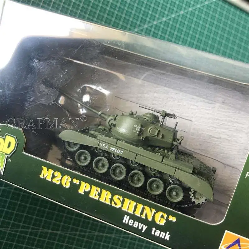 1/72 American M26 Pershing Heavy Tank Finished Chariot Model