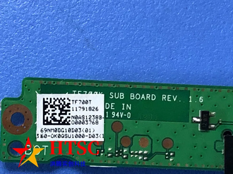 Original FOR Asus TF700K SUB BOARD Switch board 100% Perfect Work free shipping