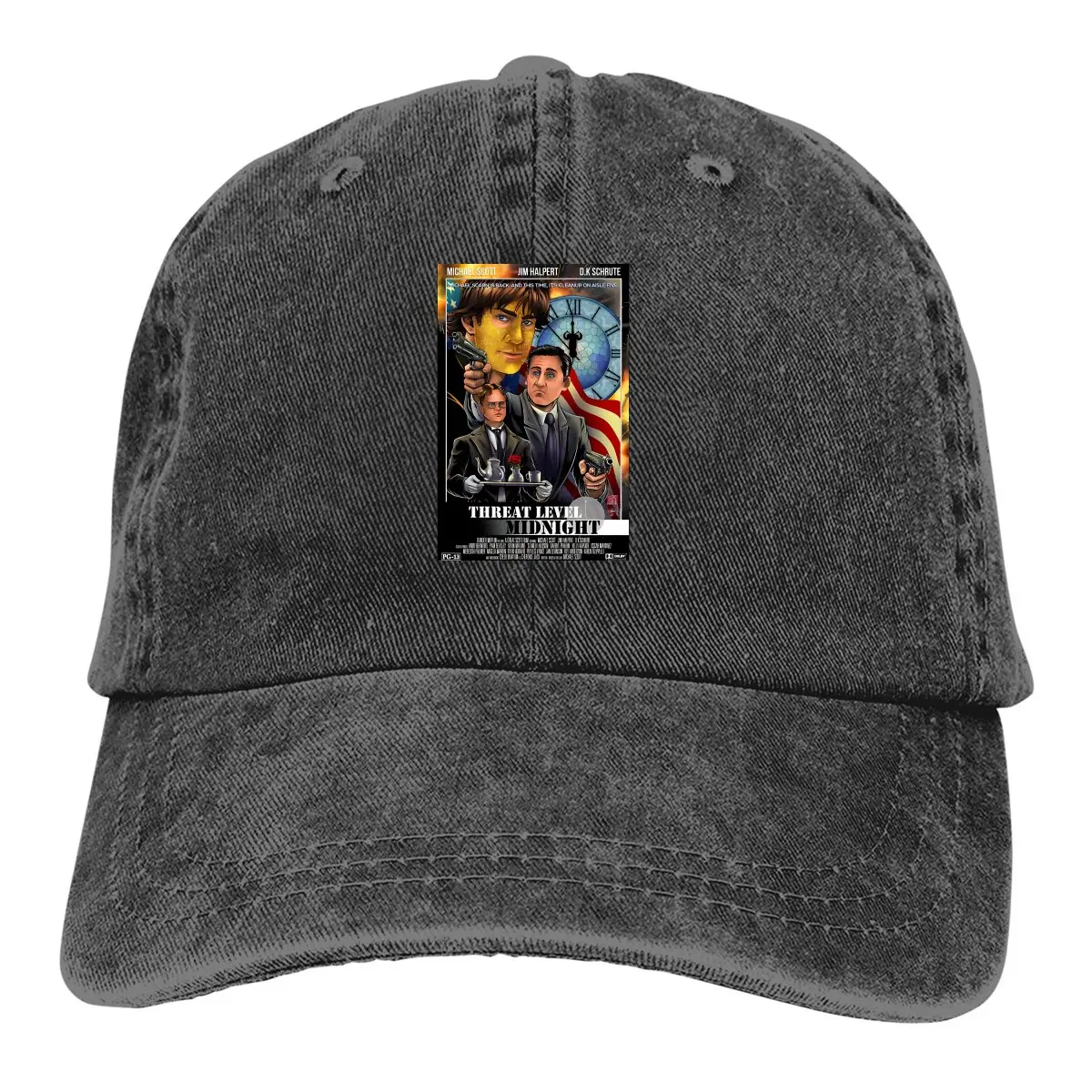 

Threat Level Midnight Poster Baseball Caps Peaked Cap The Office Sun Shade Cowboy Hats for Men Trucker Dad Hat