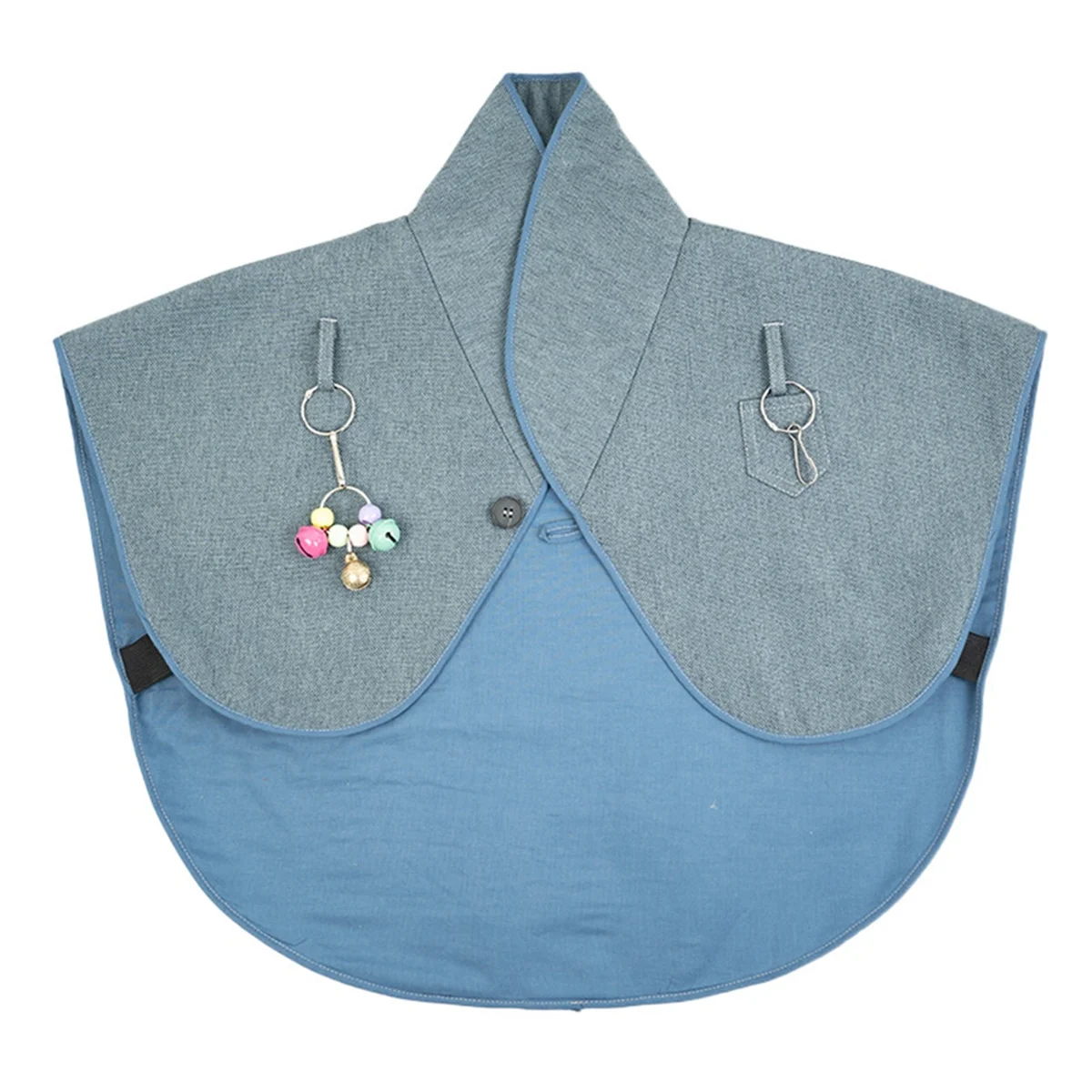 Papağan Çizilmez Şal Omuz Koruyucu Çok Fonksiyonlu Pet Omuz Pedi Bebek Bezi Yüksek Yaka Omuz Standı