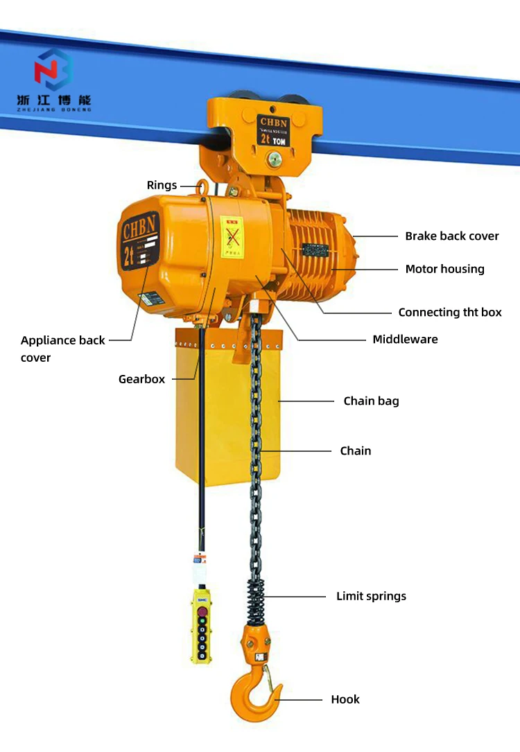 hoist 1 ton ful lifting ghost head small hoist