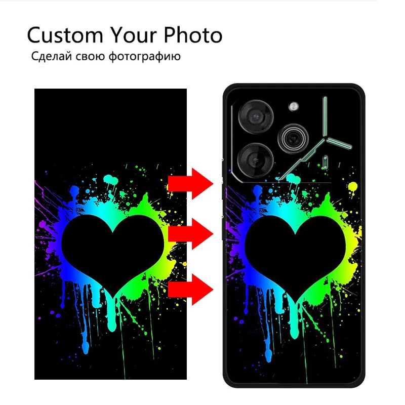 Customized Cases For Tecno Pova 6 Pro Pova Neo 3 2 5 Pro Soft Case Silicone Design DIY Photo Text Picture Matte Custom TPU Cover