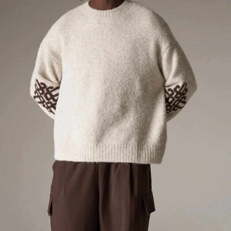 2025 Nuovo Y2K Harajuku Stile Gotico Marchio di Moda Design Lettera Stampata Maglioni Casual da Uomo e da Donna