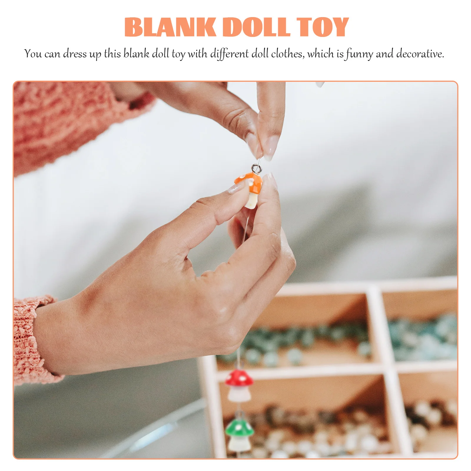 

30pcs Mushroom Pendant Charms Resin Cartoon Ornaments For Jewelry Making Diy Craft Key Chain Bracelet Necklace Decor Pendants